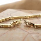 Image 4 of Gold raw link bracelet; Riitta Hakala | 18 cm