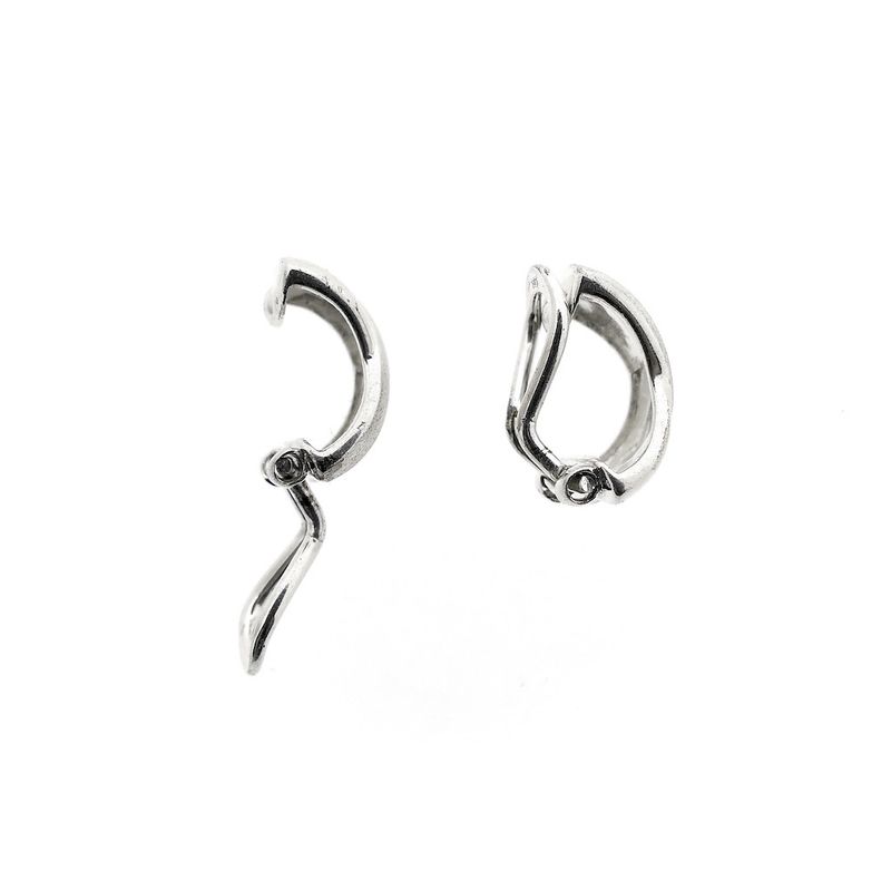 Image 7 of Silver clip-on earrings