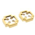 Image 6 of Gold button with mother of pearl