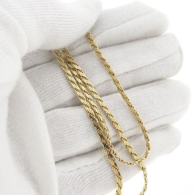 FBM gold twisted link chain Image 2 of FBM gold twisted link chain