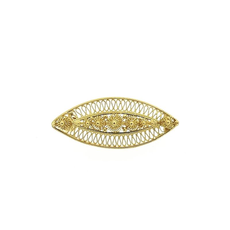 Image 1 of Gold brooch with Zeeland buttons