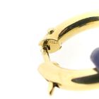 Image 4 of Gold earrings with lapis lazuli