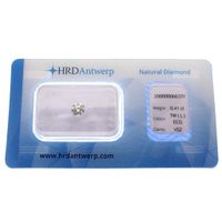 0.41 ct. Brilliant cut diamond L (+ECG)/ VS2 + HRD Certificate