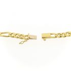 Image 5 of Long gold Figaro link chain