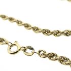 Image 6 of Gold twisted link chain | 46 cm