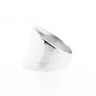 Image 7 of Wide silver ladies ring