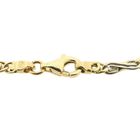 Image 3 of Two-tone gold navy link bracelet with diamonds