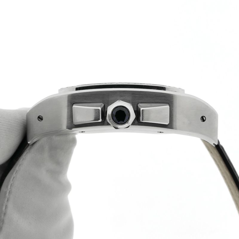 Image 5 of Cartier Santos 100 XL Chronograph 2740; Automatic watch with diamonds