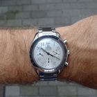 Image 16 of Omega Speedmaster Reduced; Chronograph watch with mother-of-pearl dial