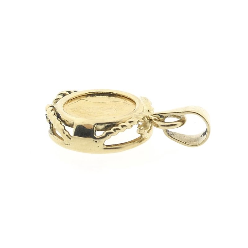 Image 10 of Gold pendant with Mexican coin | Emperor Maximilian 1865