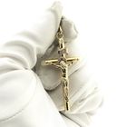 Image 2 of 18 carat gold pendant of a cross with corpus