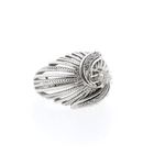 Afbeelding 4 van Witgouden statementring met diamanten; 0,17 ct.