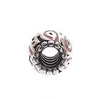Image 4 of Pandora Charm; Silver; Breast Cancer Ribbon Charm