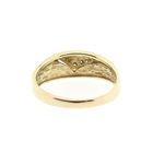 Image 4 of Gold ring with diamond; 0.04 ct.