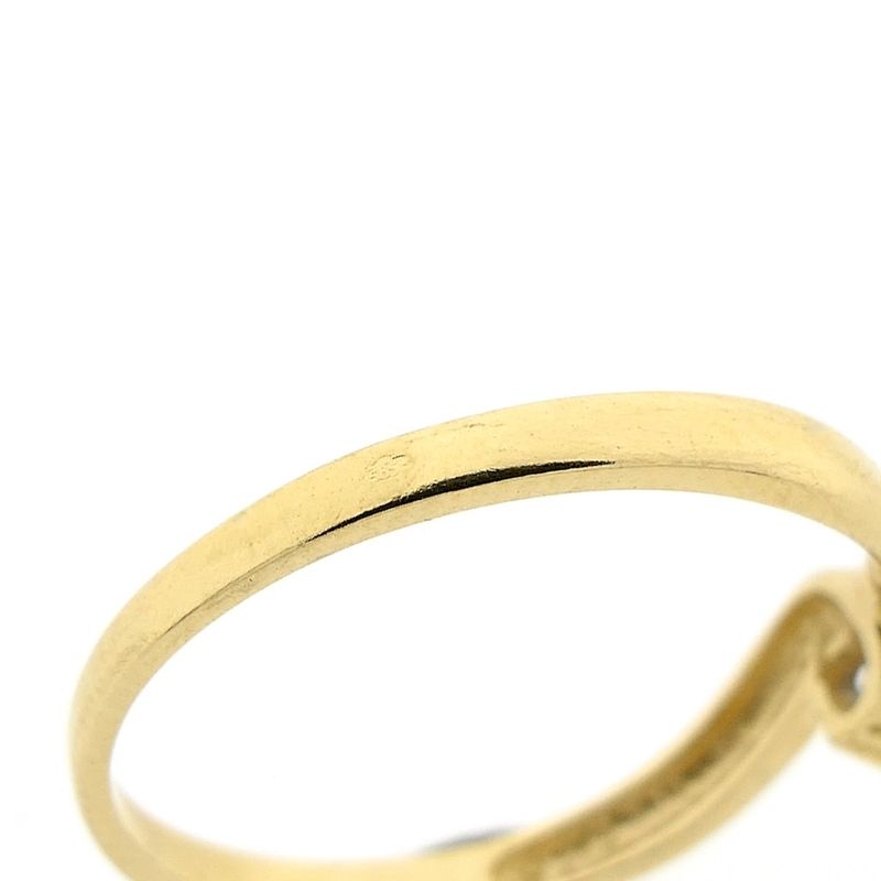 Image 9 of Gold solitaire ring with diamond | 0.02 ct.