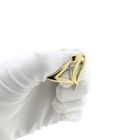 Image 10 of Two-tone gold fantasy brooch with diamond; 0.005 ct.