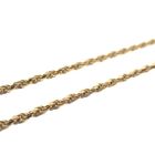 Image 7 of Long gold twisted link chain