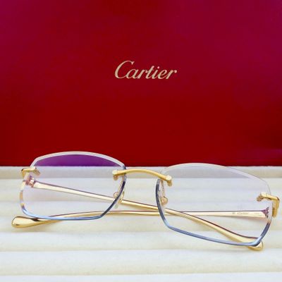 Vintage Cartier glasses Panthère CT0061O 002 Image 2 of Vintage Cartier glasses Panthère CT0061O 002