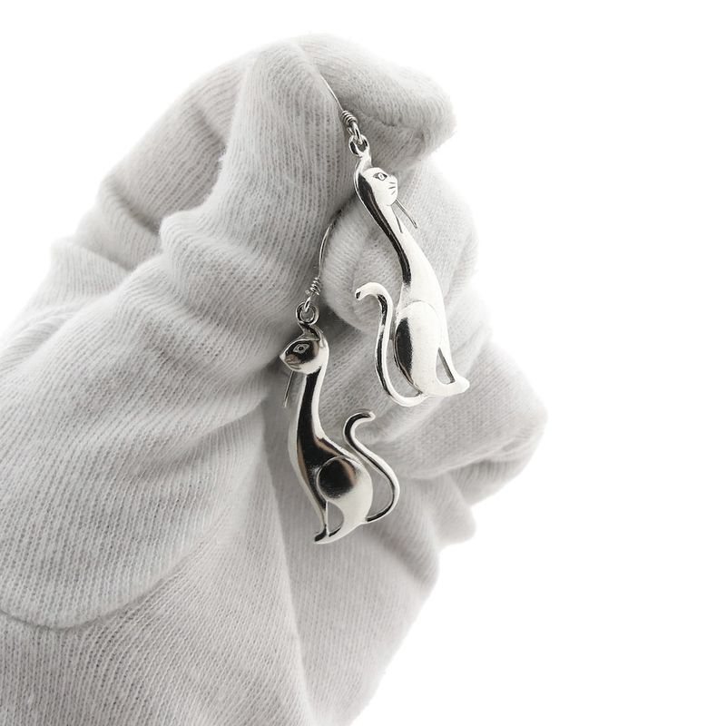 Image 7 of Silver earrings | Siamese