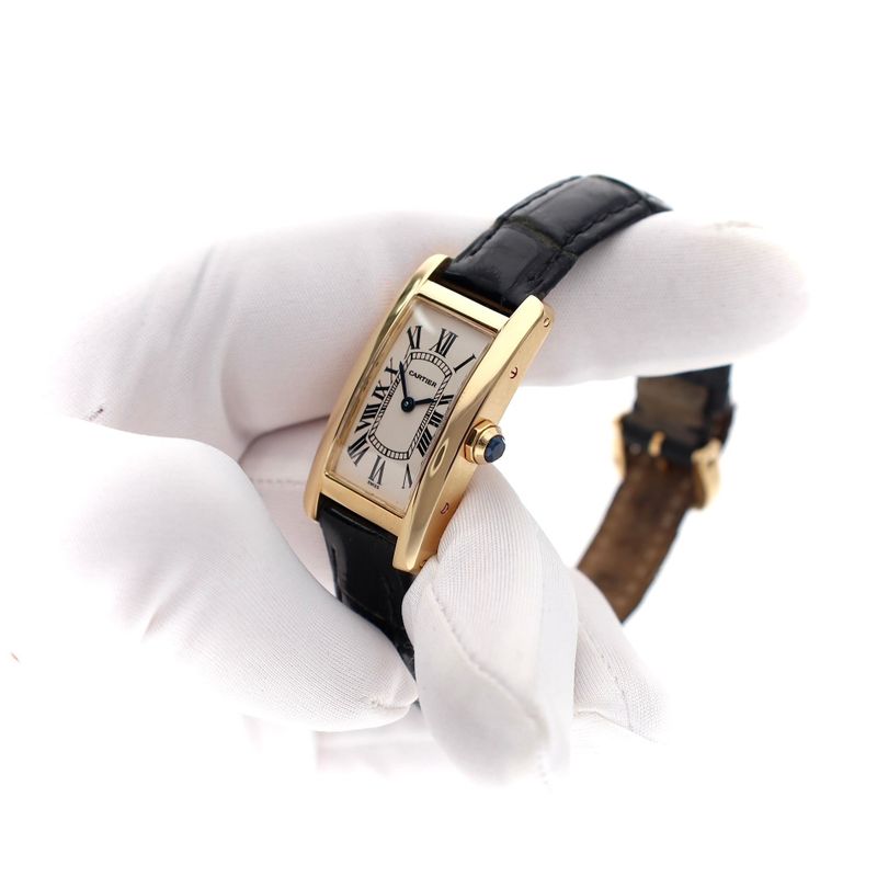 Image 5 of Cartier Tank Américaine 18ct. Gold Ladies Watch