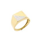 Image 1 of Bicolor Gold Signet Ring