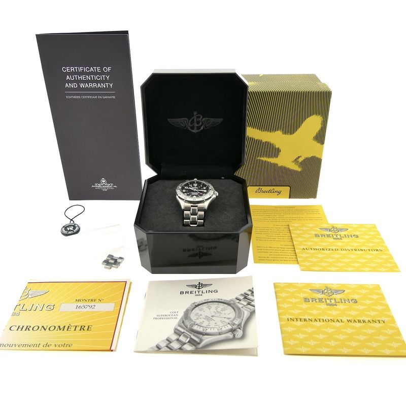 Image 4 of Breitling Superocean A17345; Automatic men's diving watch