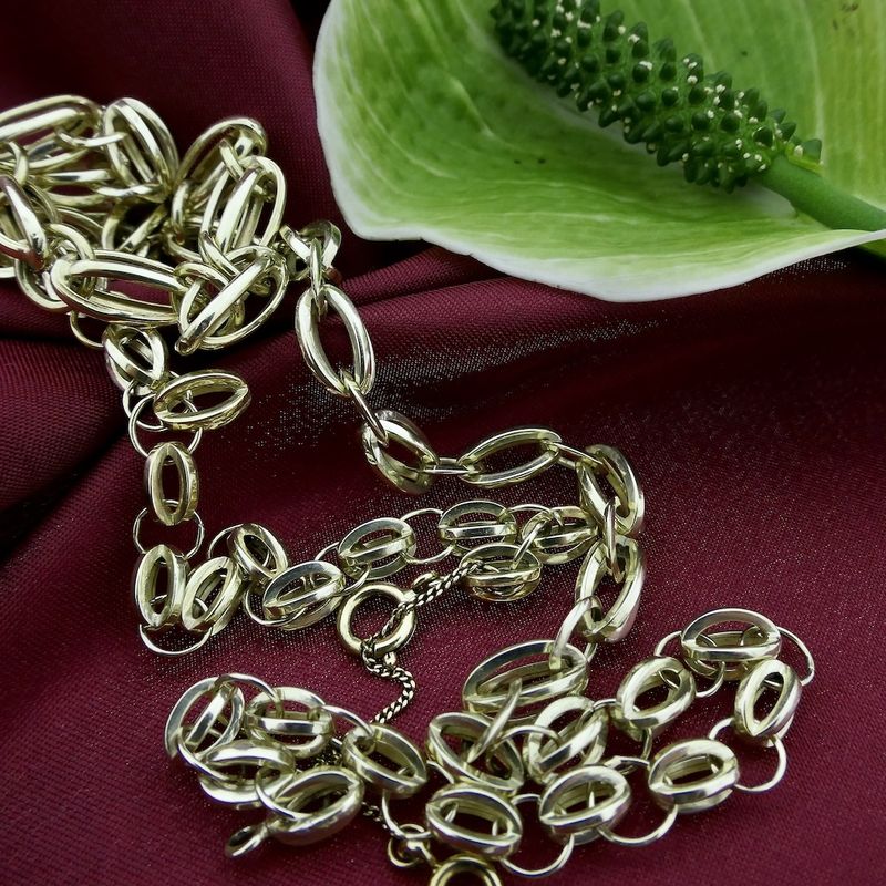 Image 2 of Golden fantasy link chain