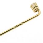 Image 4 of Gold lapel pin, tie pin with diamond | 0.14 ct