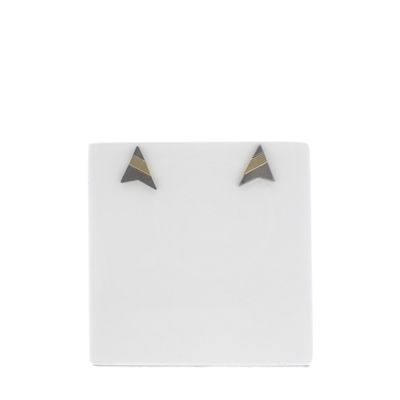 Gold stud earrings with titanium Image 1 of Gold stud earrings with titanium