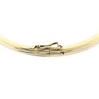 Afbeelding 4 van Bicolor gouden slavenarmband met diamanten; Maat M/L