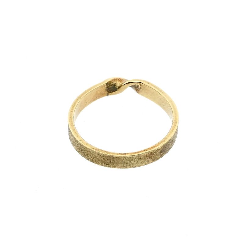 Image 6 of 14 Karat Gold Twist Band Ring; Size 16.75
