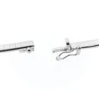 Image 4 of White gold Omega link necklace