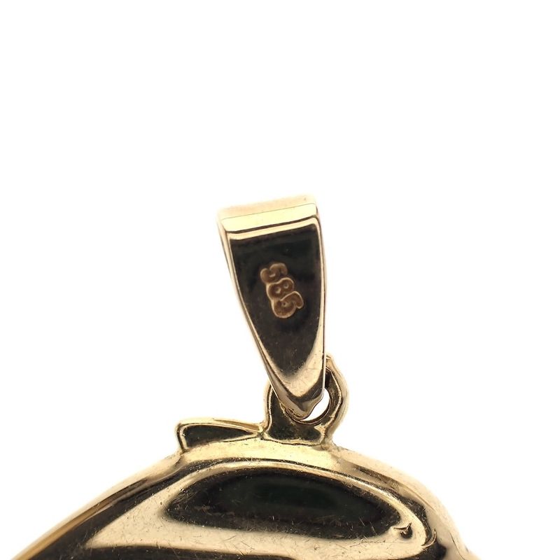 Image 4 of Golden dolphin pendant