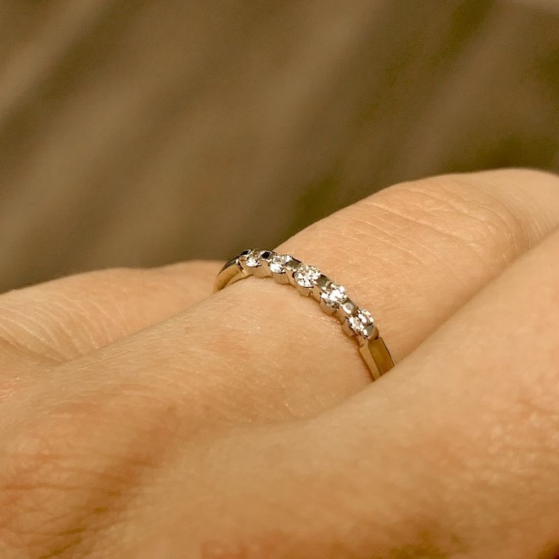 Image 5 of Gold ring with diamond | 0.20 ct.