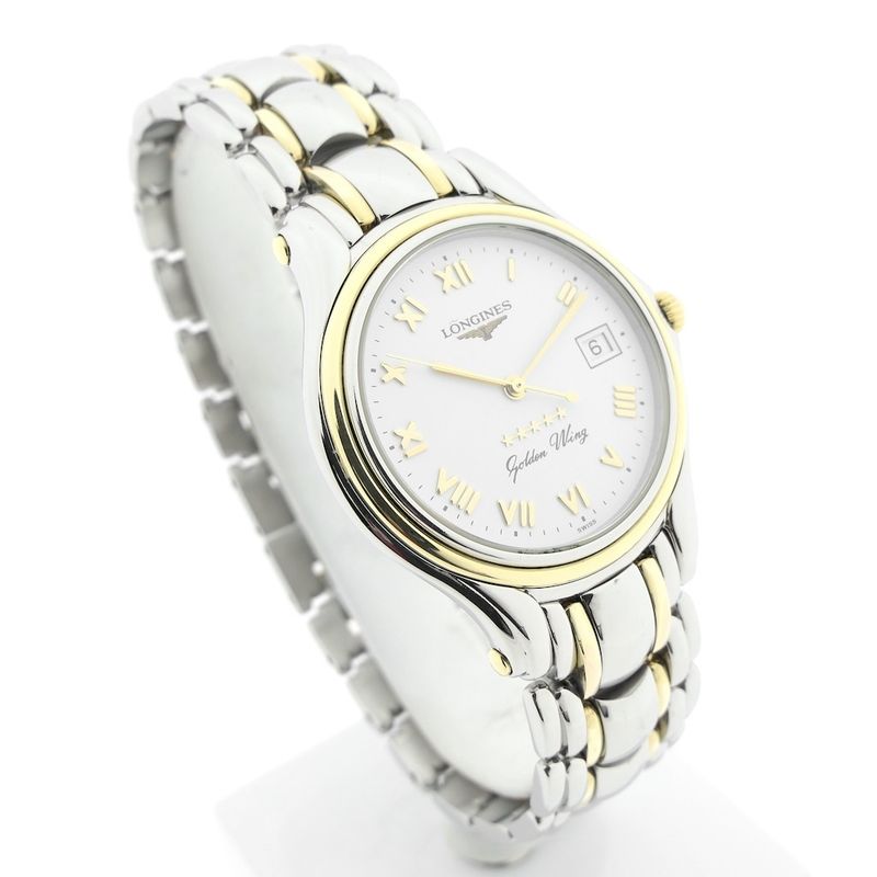 Image 3 of Longines Golden Wing; Gold/steel watch