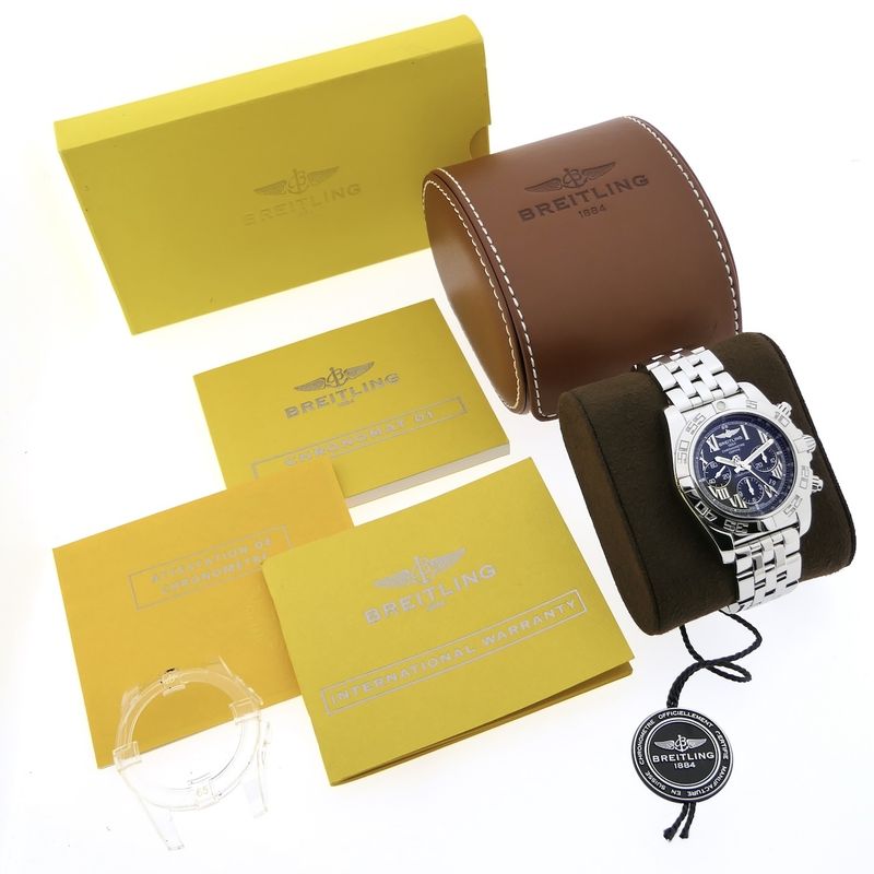 Image 4 of Breitling Chronomat 44 B01 AB0110; Chronograph men's watch