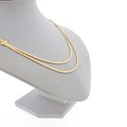 Image 4 of 18-karat gold omega necklace; fantasy design | 45 cm