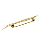 Image 3 of Gold brooch with two feathers