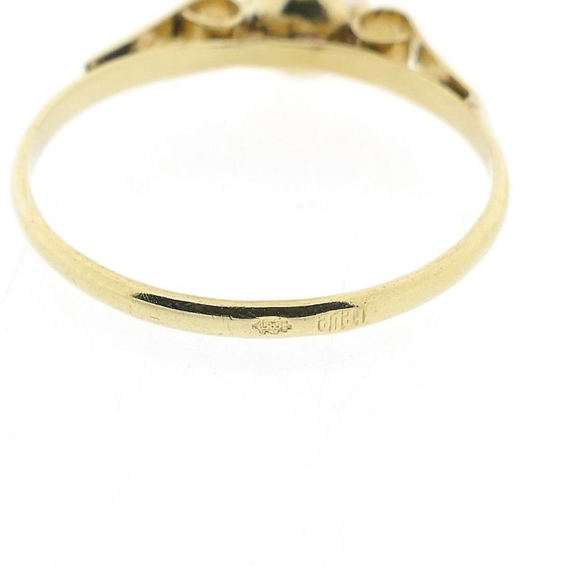 Image 6 of Gold ring with pearl