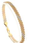 Image 6 of Tricolor gold fantasy link bracelet