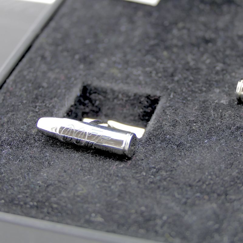 Image 2 of Exclusive cufflinks; S.T. Dupont; James Bond 007; Bullet Cuff Links