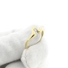 Image 8 of Gold ring with zirconia