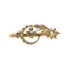 Image 1 of Antique gold brooch with pearls