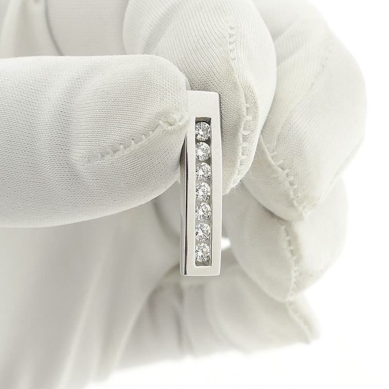 Image 10 of White gold pendant with diamonds; 0.175 ct.