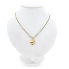 Image 4 of Gold Heart Pendant with Zirconia; 9 Karat