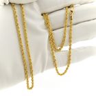 Image 7 of 22 carat gold twisted link chain | 61.5 cm