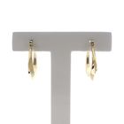 Image 6 of Gold lapidary earrings | Ø 16 mm