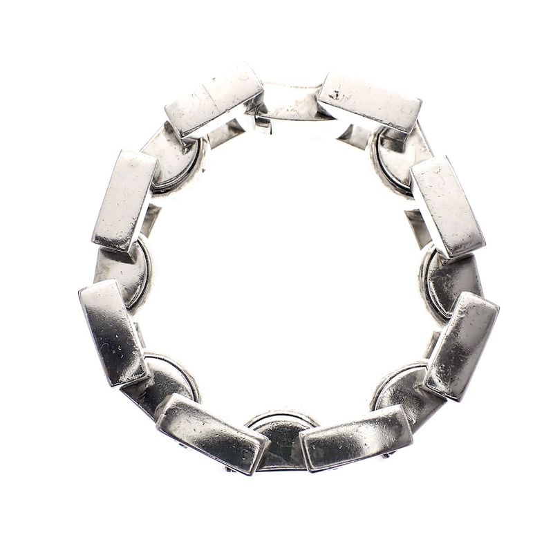 Image 2 of Solid silver bracelet.