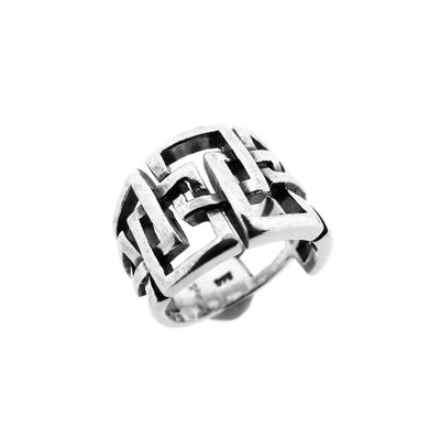 Image 1 of Silver wide ring