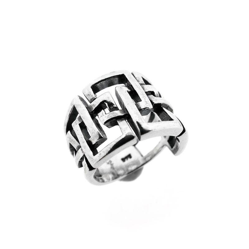 Image 1 of Silver wide ring